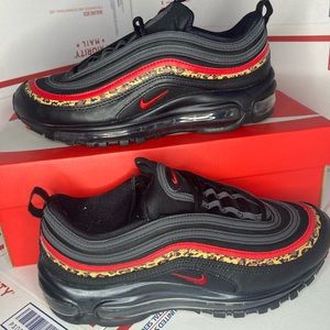 Nike air max 97 leopard pack black